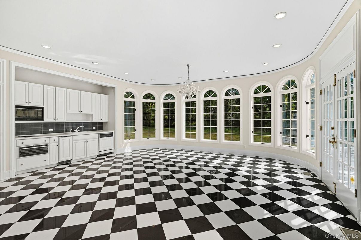Chandelier, Interior, Kitchen, Recessed Lighting