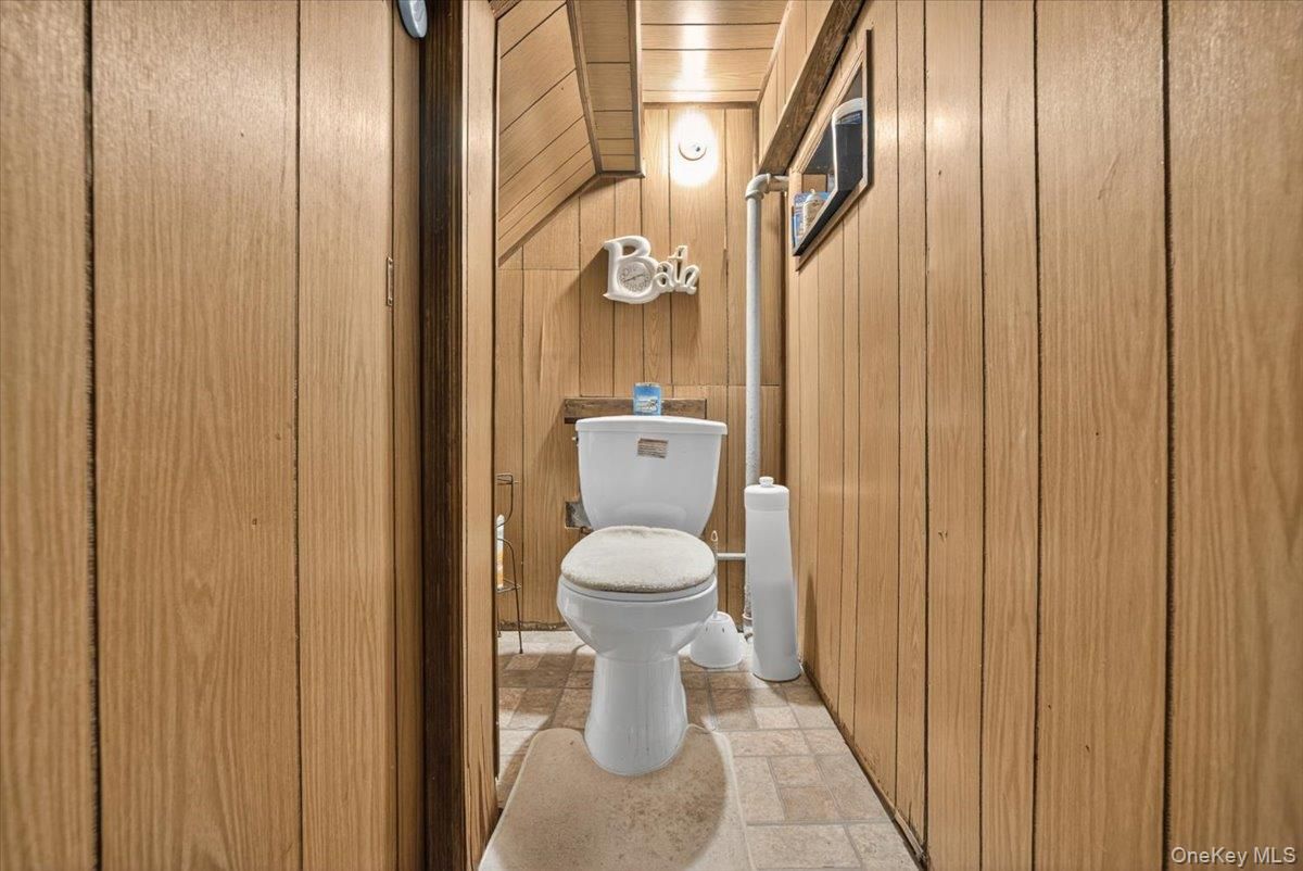 Bathroom, Interior, Wooden Walls