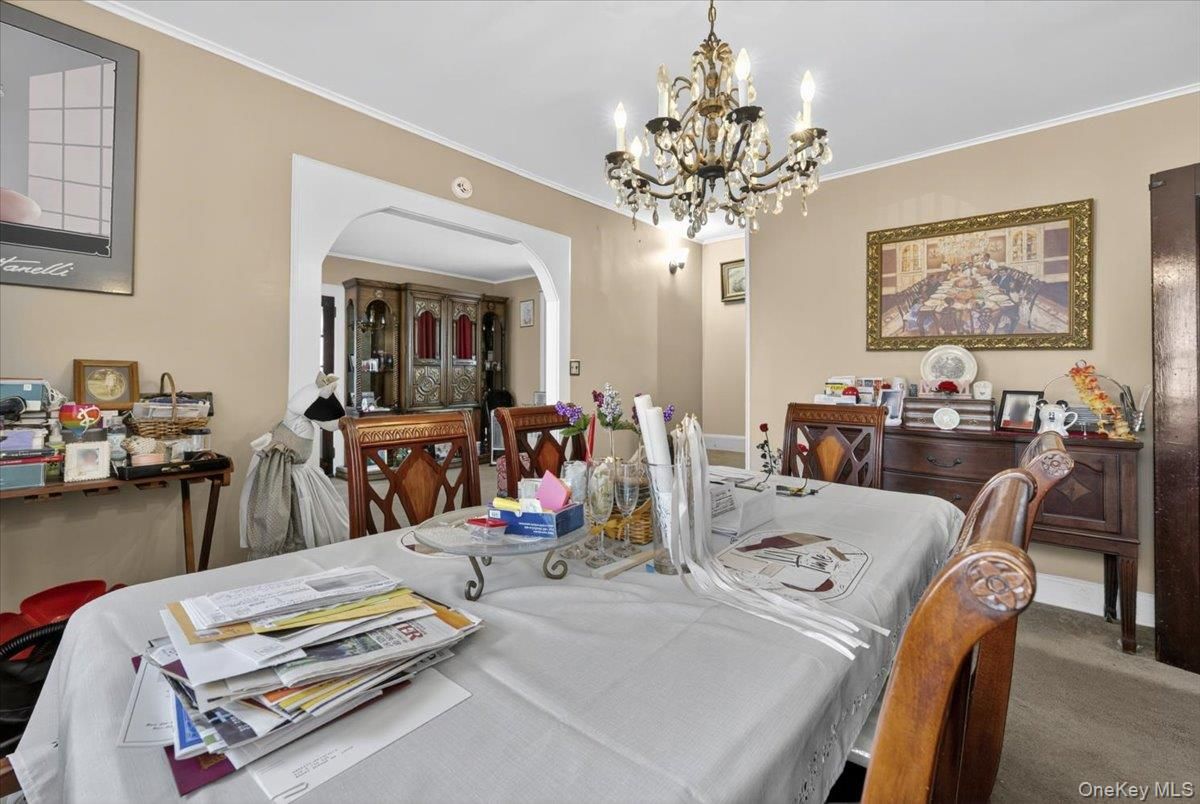 Chandelier, Dining room, Interior