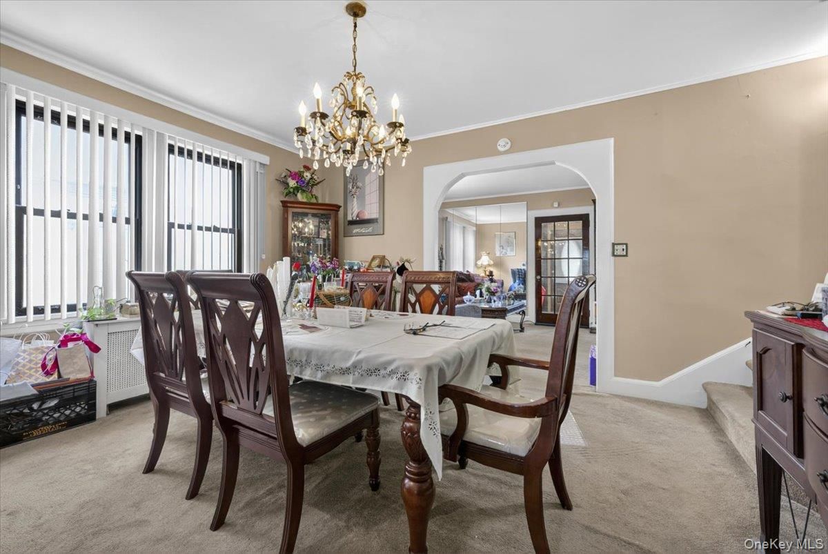 Chandelier, Dining room, Interior