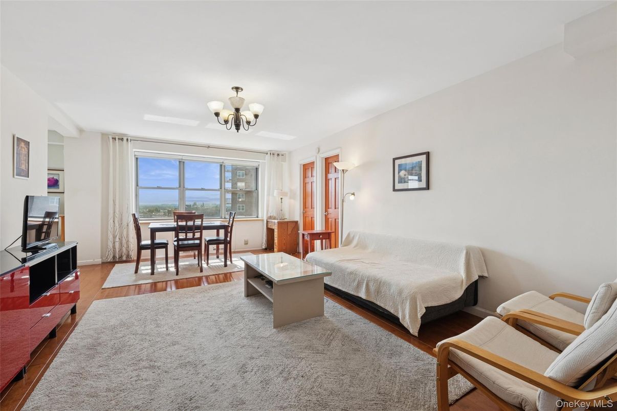 Bedroom, Chandelier, Dining room, Interior, Wood Texture Flooring