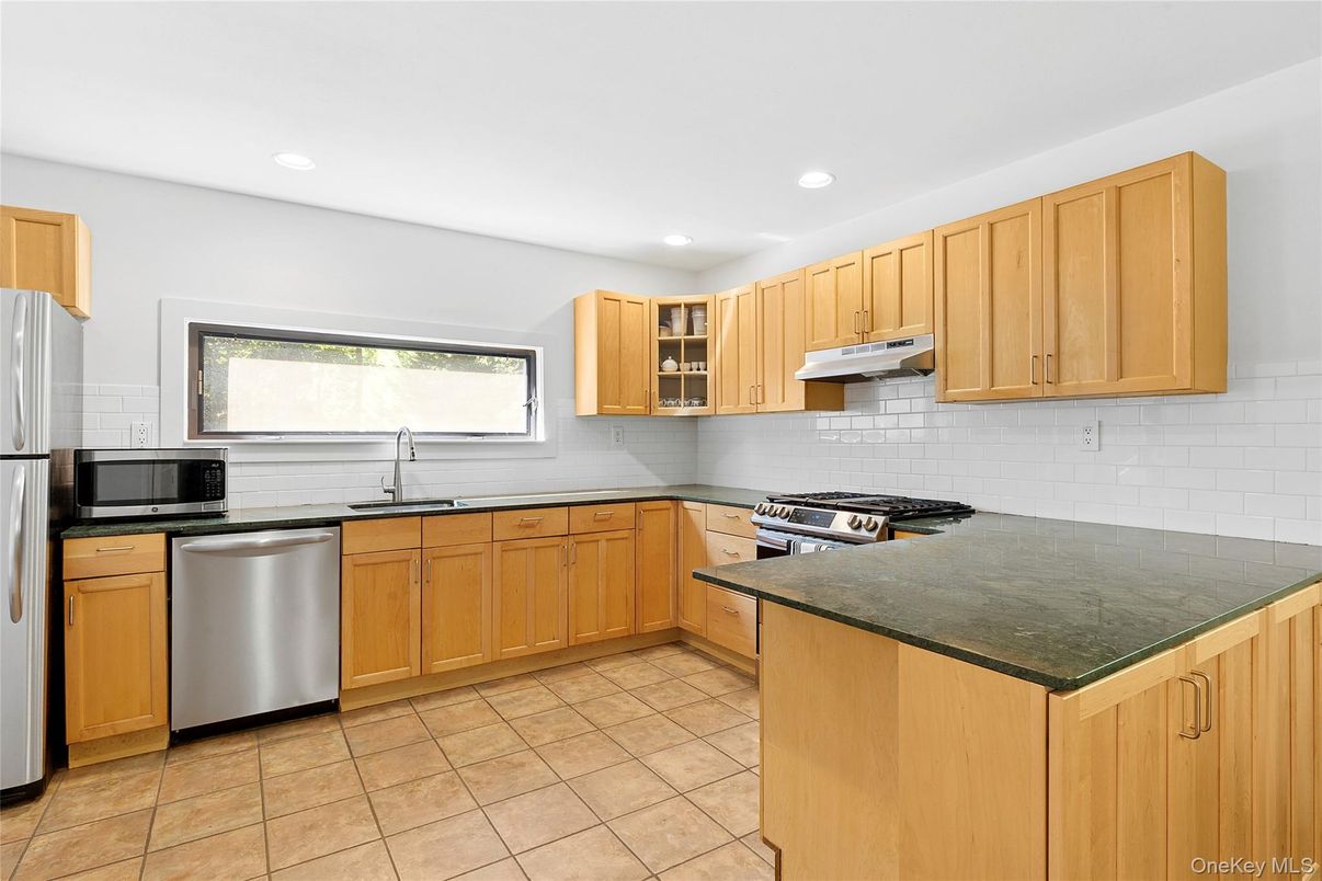 Interior, Kitchen, Recessed Lighting, Stainless Steel Appliances