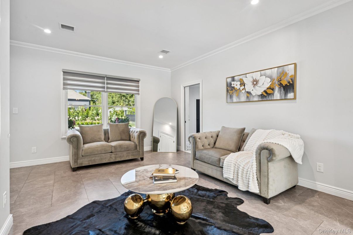 Interior, Living room, Recessed Lighting
