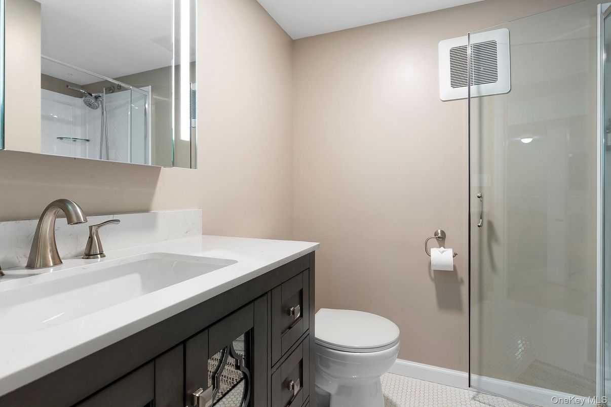 Bathroom, Glass Shower, Interior