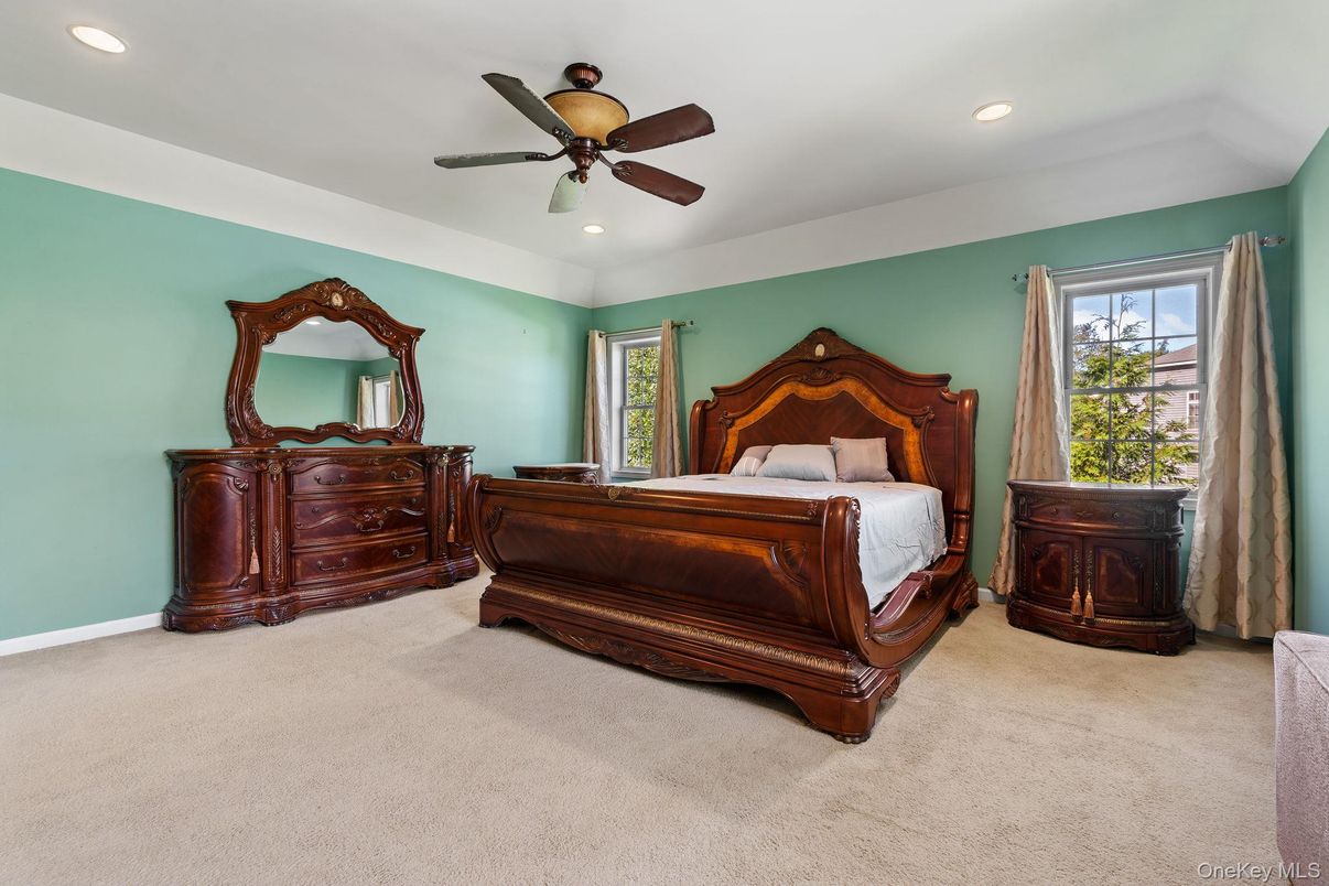 Bedroom, Interior, Recessed Lighting