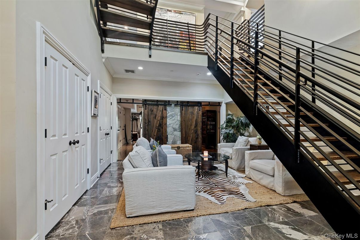 Interior, Living room, Recessed Lighting