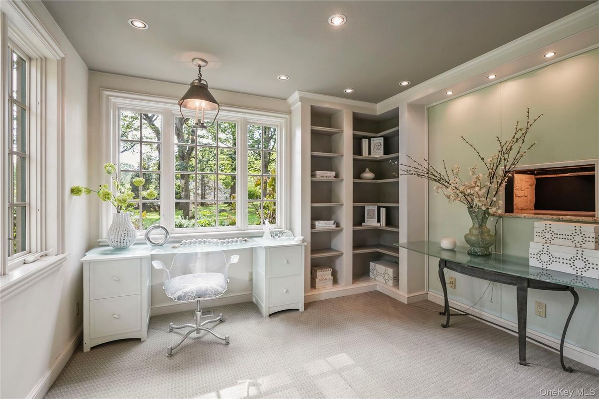 Home Office, Interior, Pendant Lights, Recessed Lighting