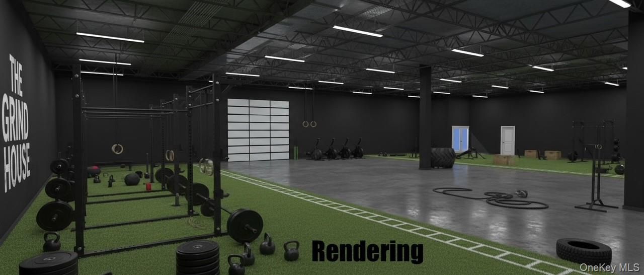 Fitness Equipment, Interior, Recessed Lighting