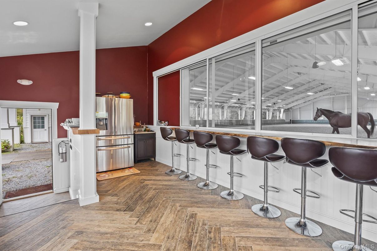 Interior, Recessed Lighting, Stainless Steel Appliances, Wood Texture Flooring
