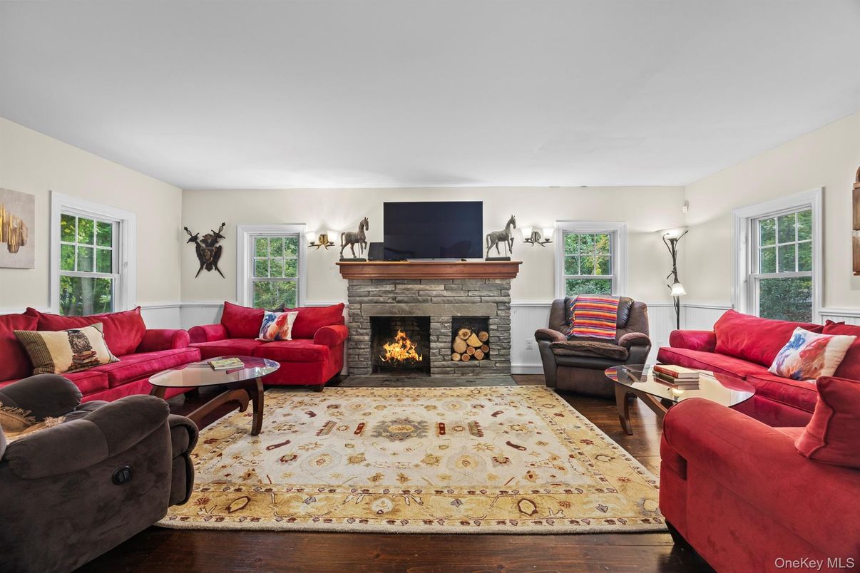 Fireplace, Interior, Living room, Wood Texture Flooring