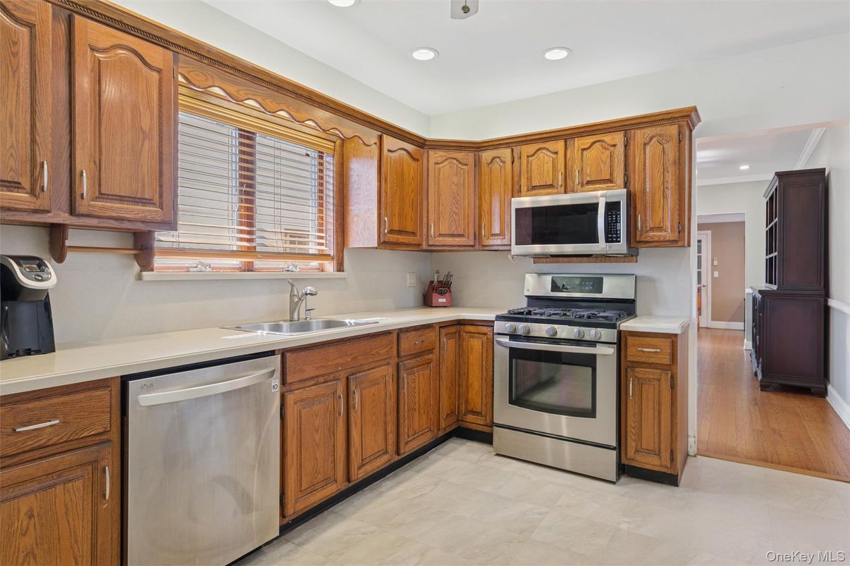 Interior, Kitchen, Recessed Lighting, Stainless Steel Appliances