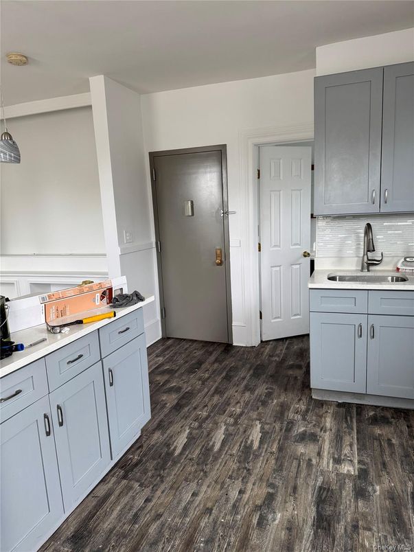 Interior, Kitchen, Wood Texture Flooring
