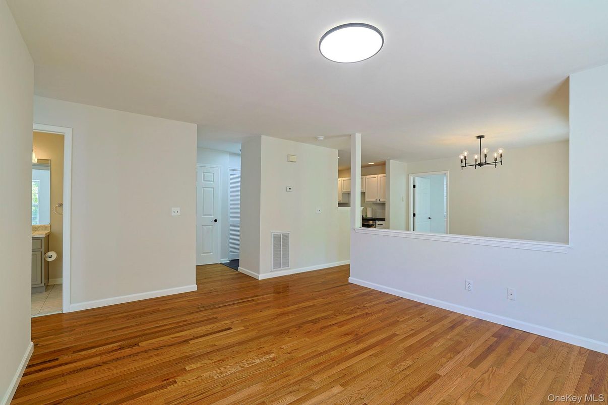 Empty room, Interior, Kitchen, Wood Texture Flooring