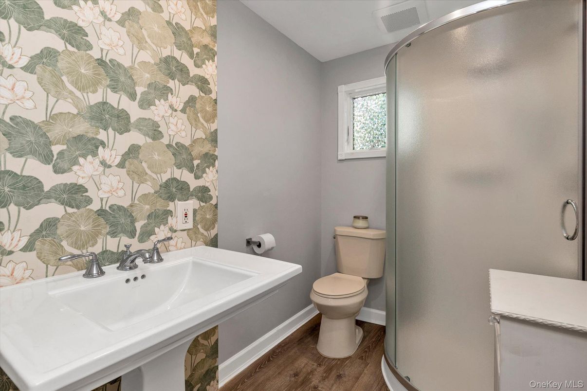 Bathroom, Interior, Wood Texture Flooring