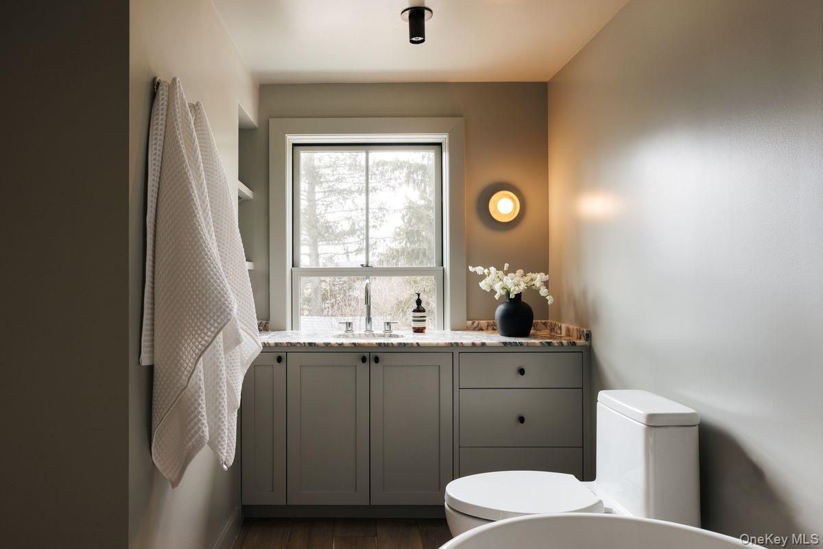 Bathroom, Interior, Wood Texture Flooring