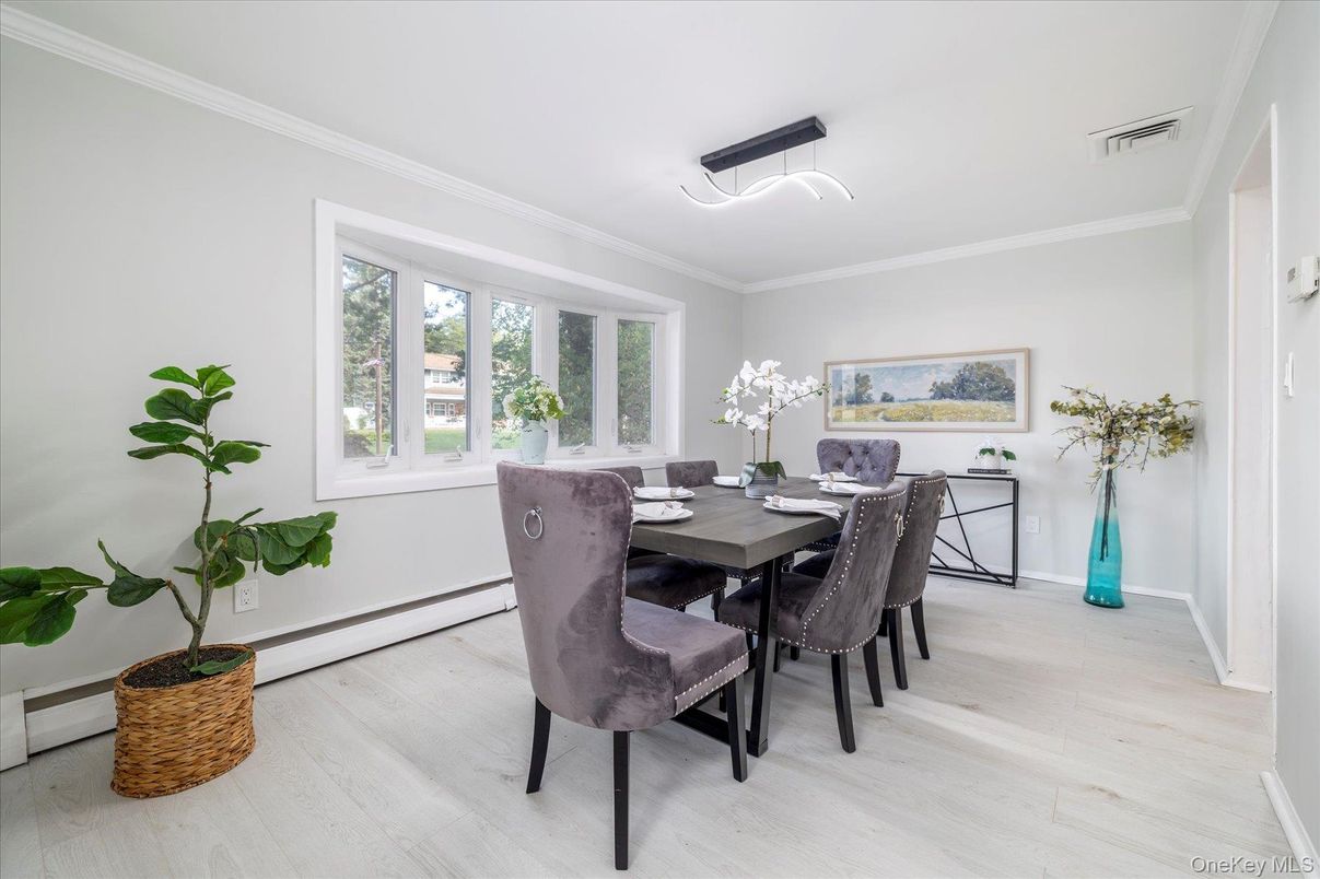 Dining room, Interior, Wood Texture Flooring