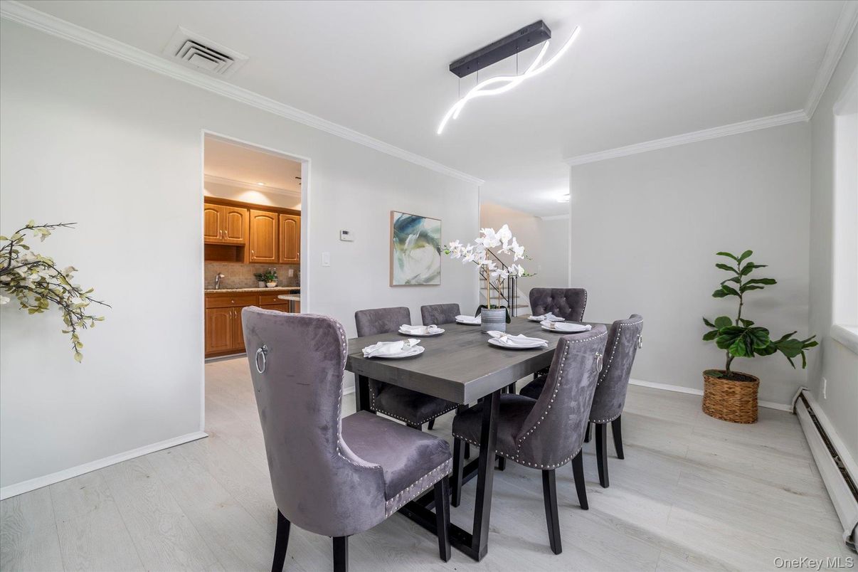 Dining room, Interior, Wood Texture Flooring