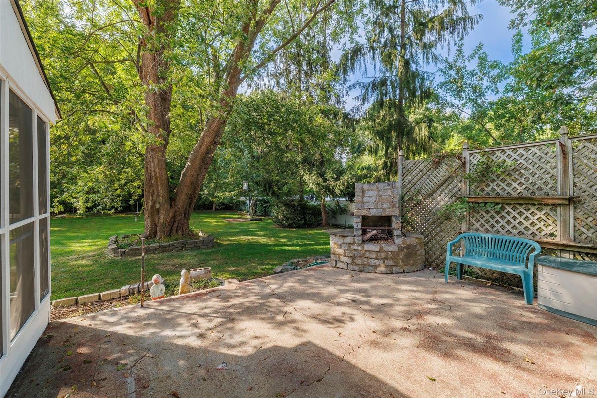 Backyard, Exterior, Fireplace