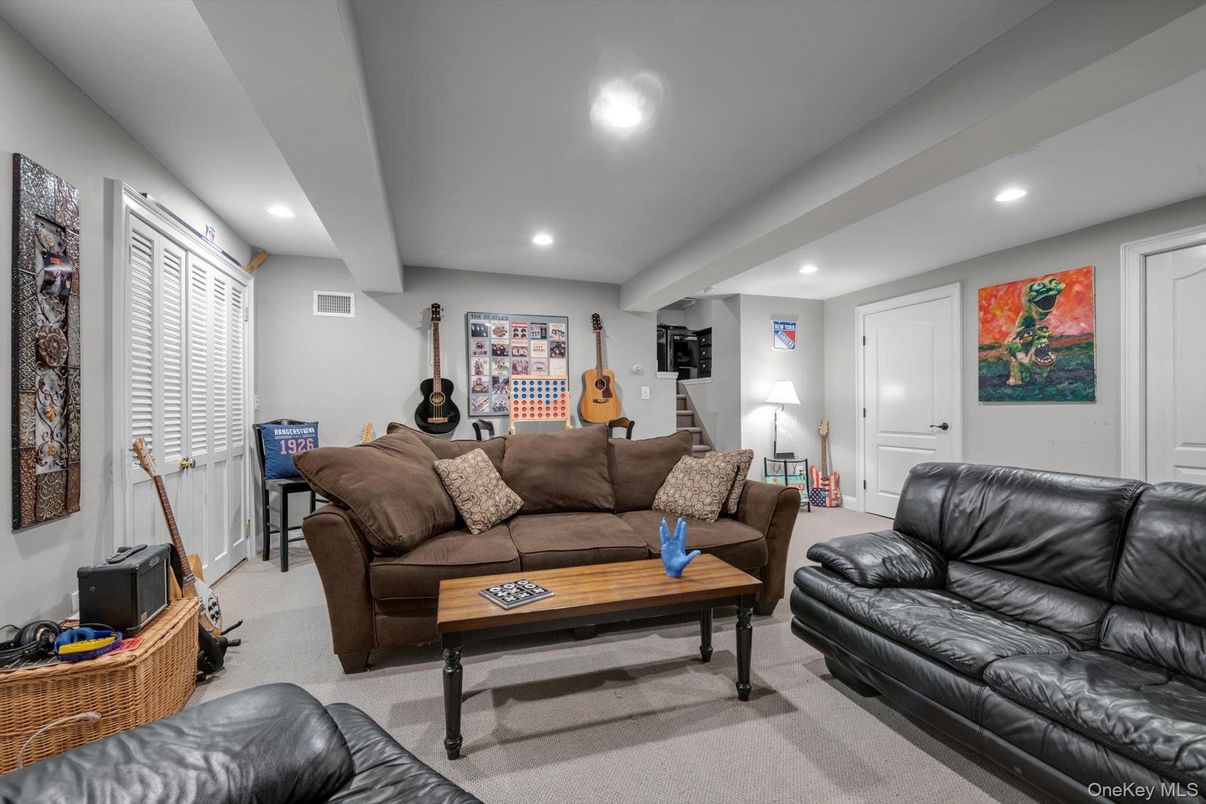 Interior, Living room, Recessed Lighting