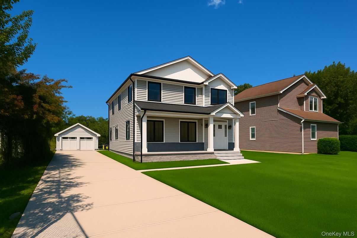 Backyard, Detached Garage, Exterior, Facade, Farmhouse