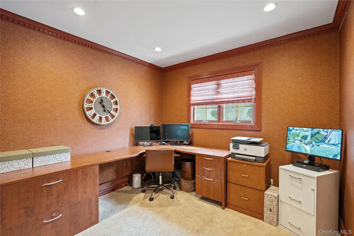 Home Office, Interior, Recessed Lighting