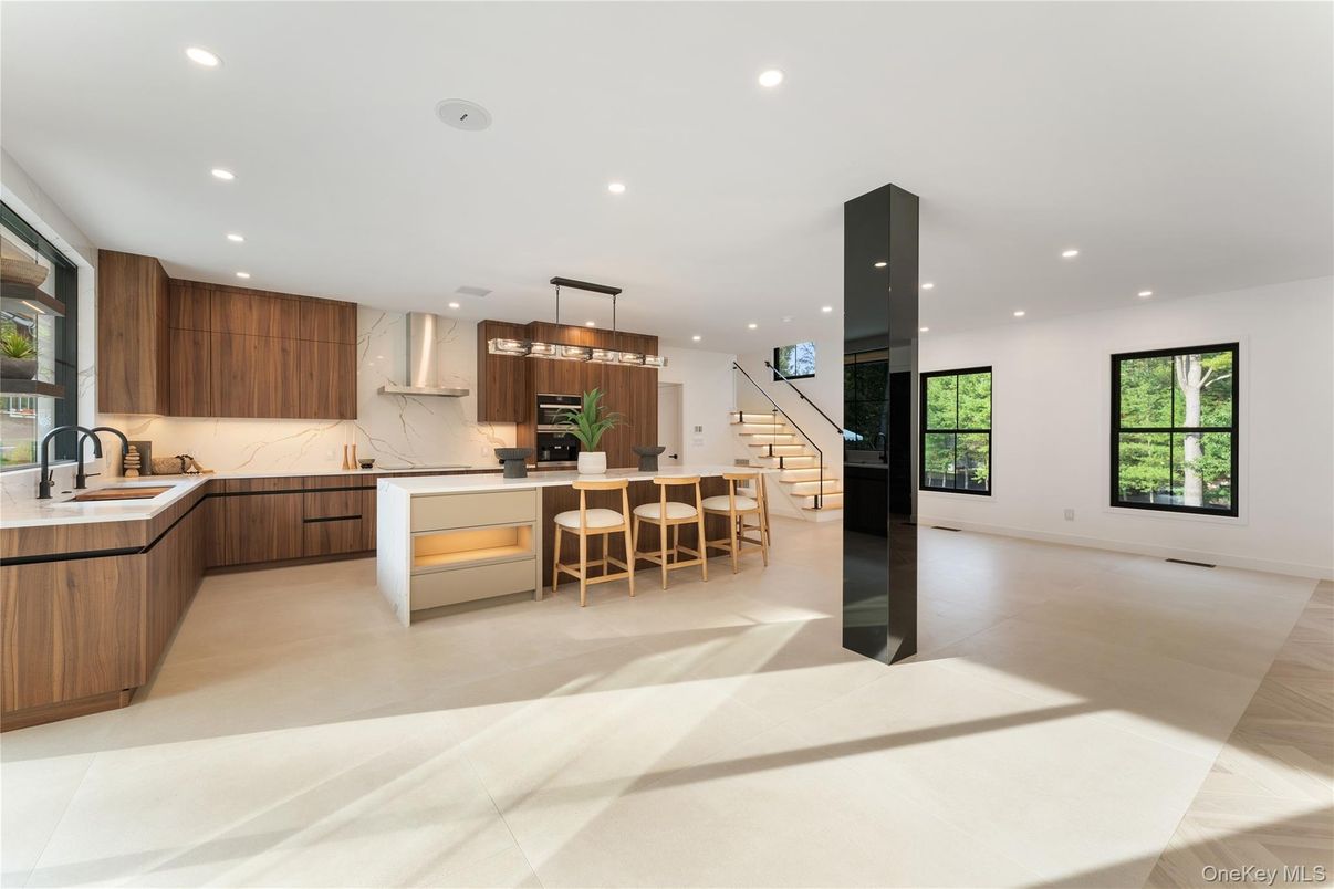 Interior, Kitchen, Recessed Lighting, Stainless Steel Appliances