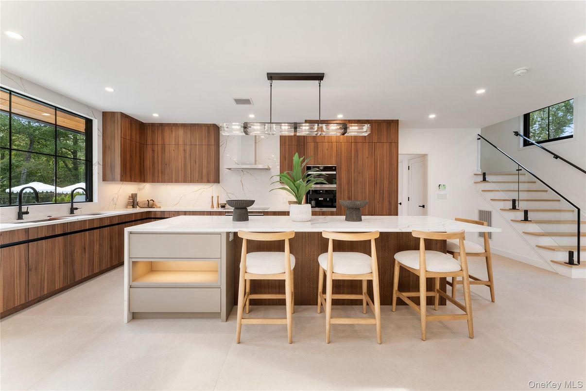 Interior, Kitchen, Pendant Lights, Recessed Lighting