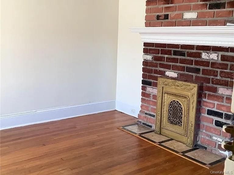 Fireplace, Interior, Stone Walls, Wood Texture Flooring