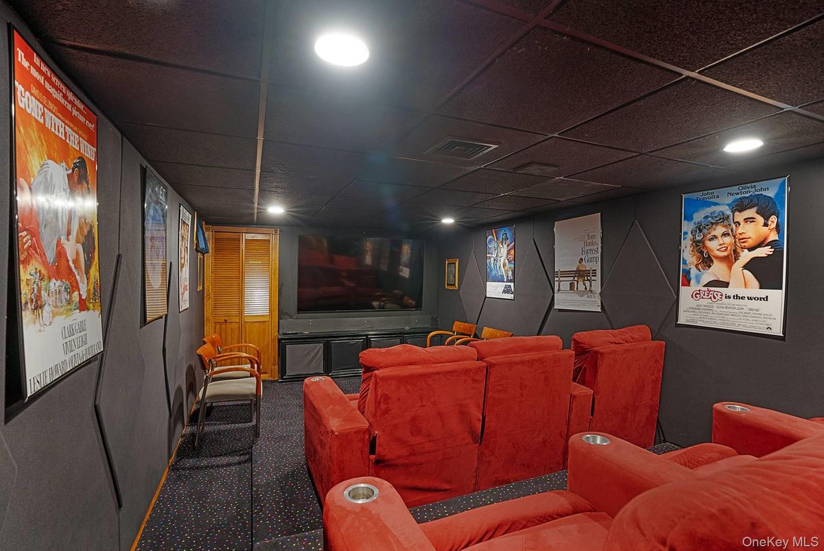 Home Theatre Room, Interior, Projection Screen, Recessed Lighting, Theatre Room
