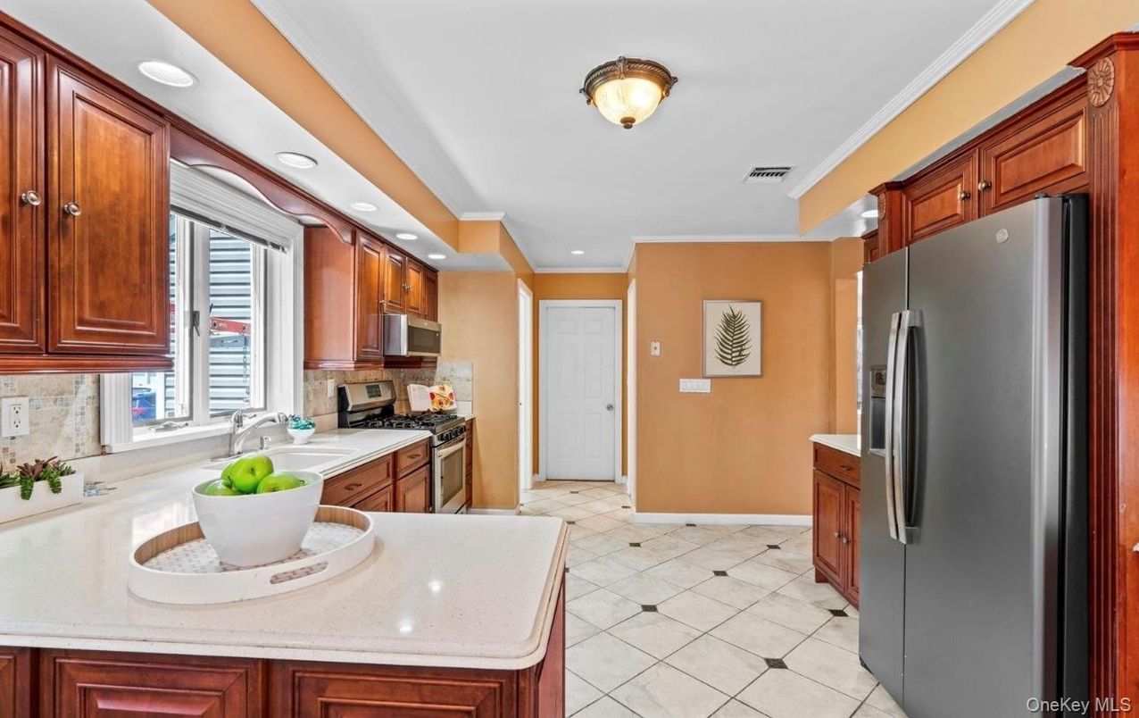 Interior, Kitchen, Recessed Lighting, Stainless Steel Appliances