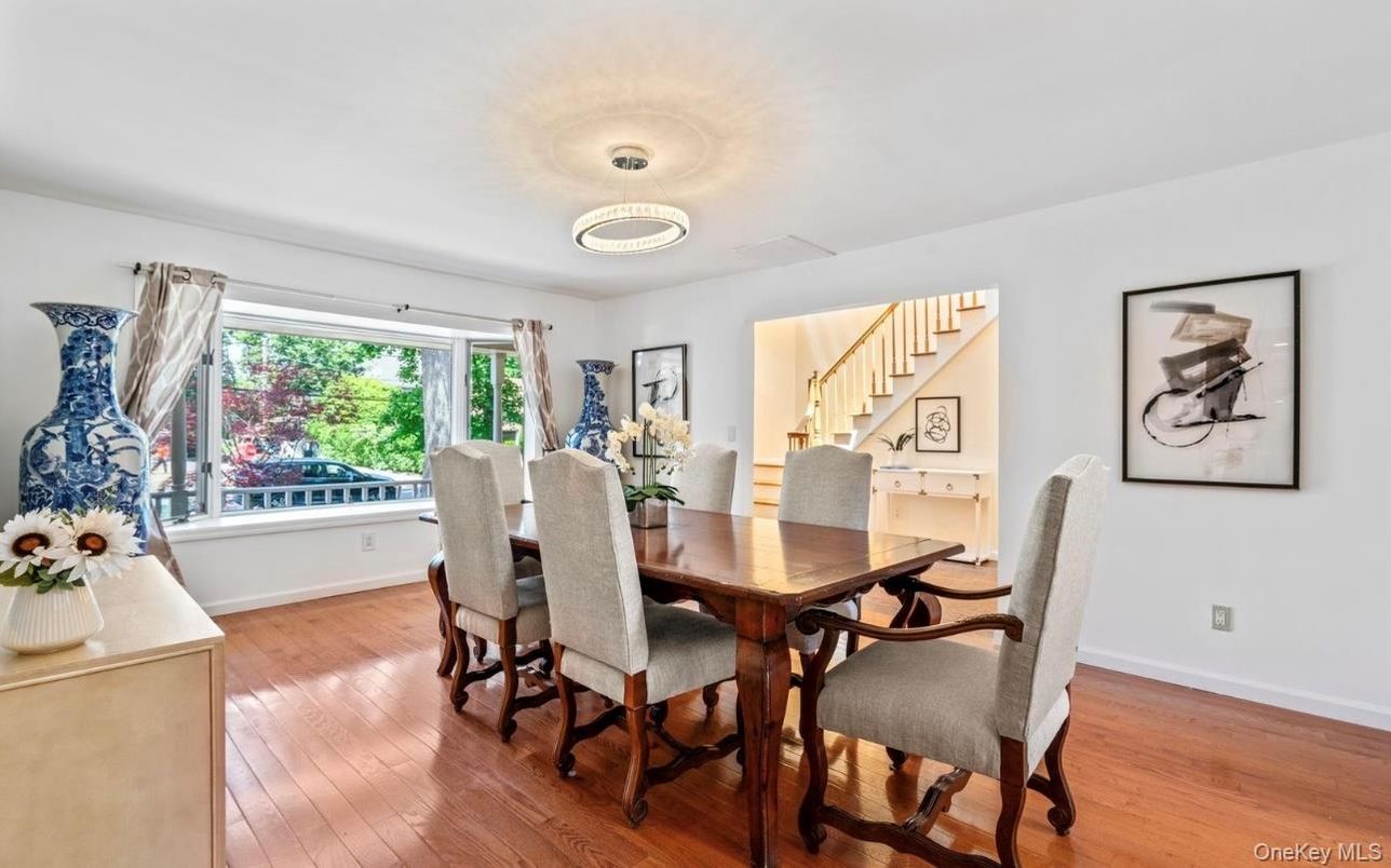 Dining room, Interior, Wood Texture Flooring