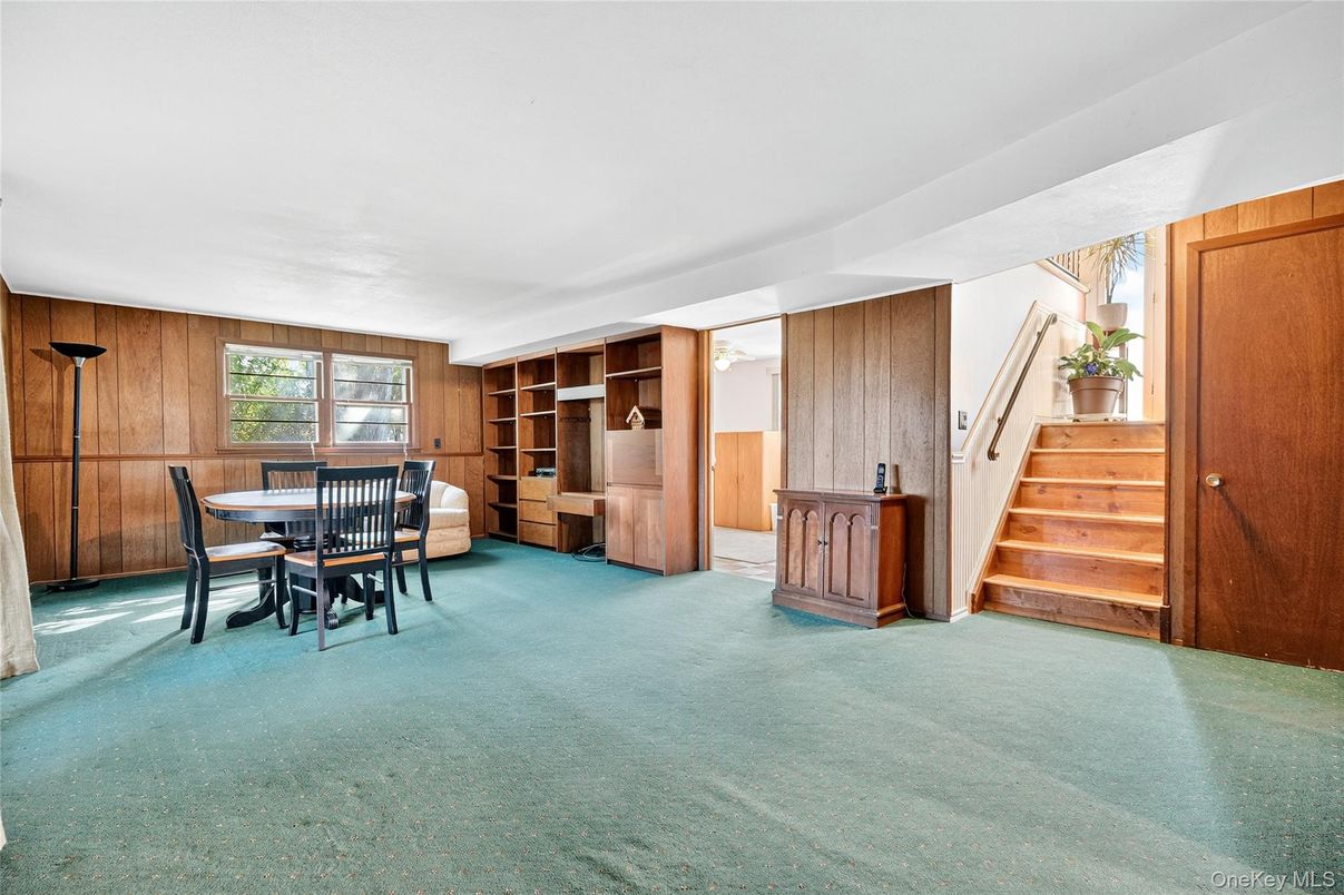 Dining room, Interior, Wooden Walls