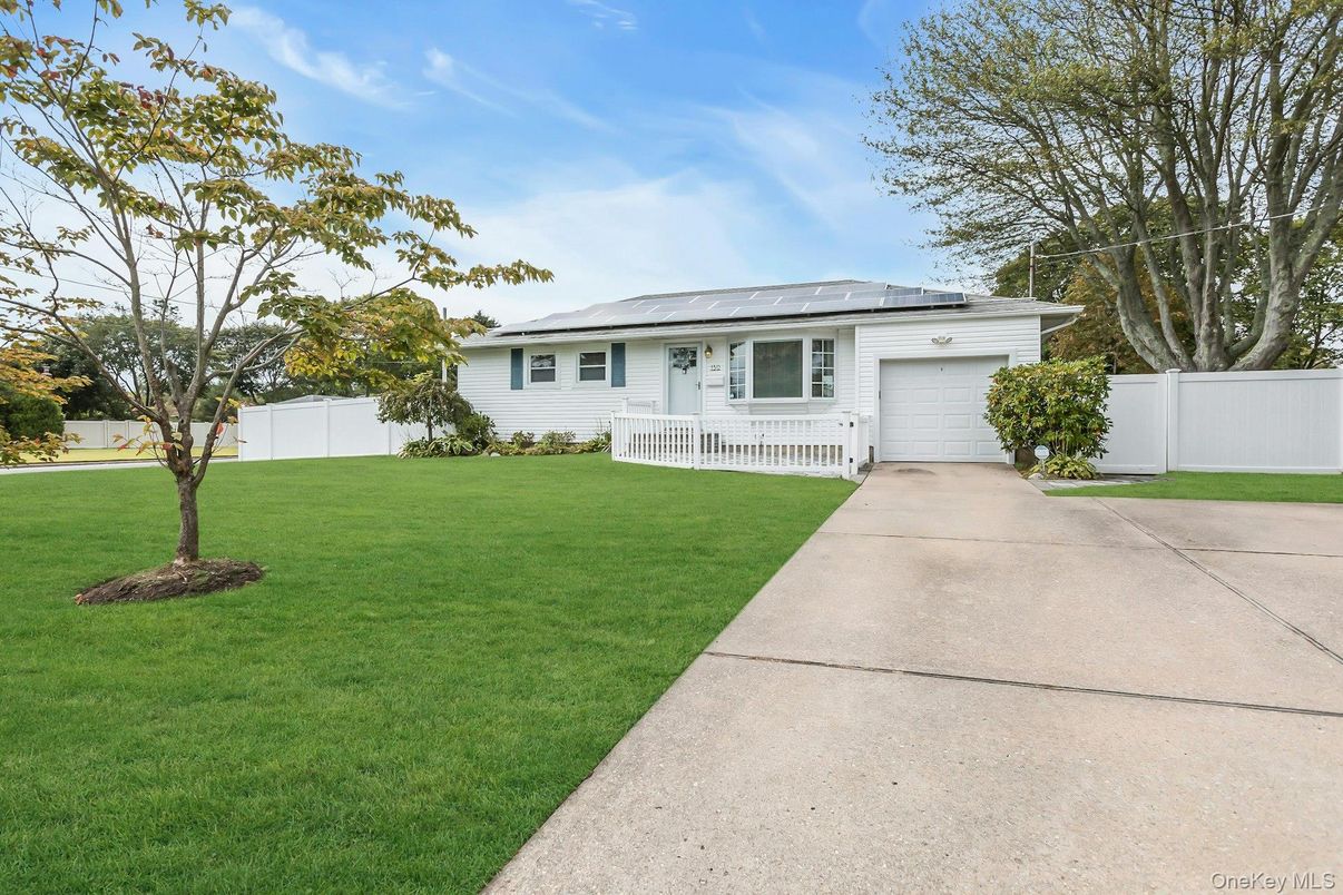 Attached, Backyard, Exterior, Facade, Solar Panels, Ranch