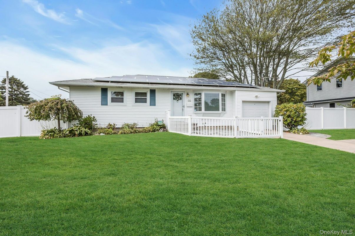 Attached, Backyard, Exterior, Facade, Solar Panels, Ranch