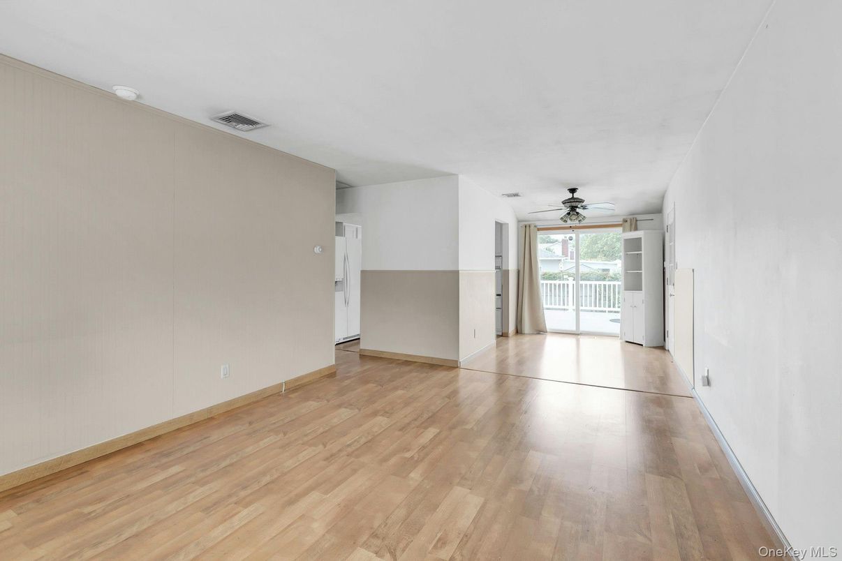 Empty room, Interior, Wood Texture Flooring