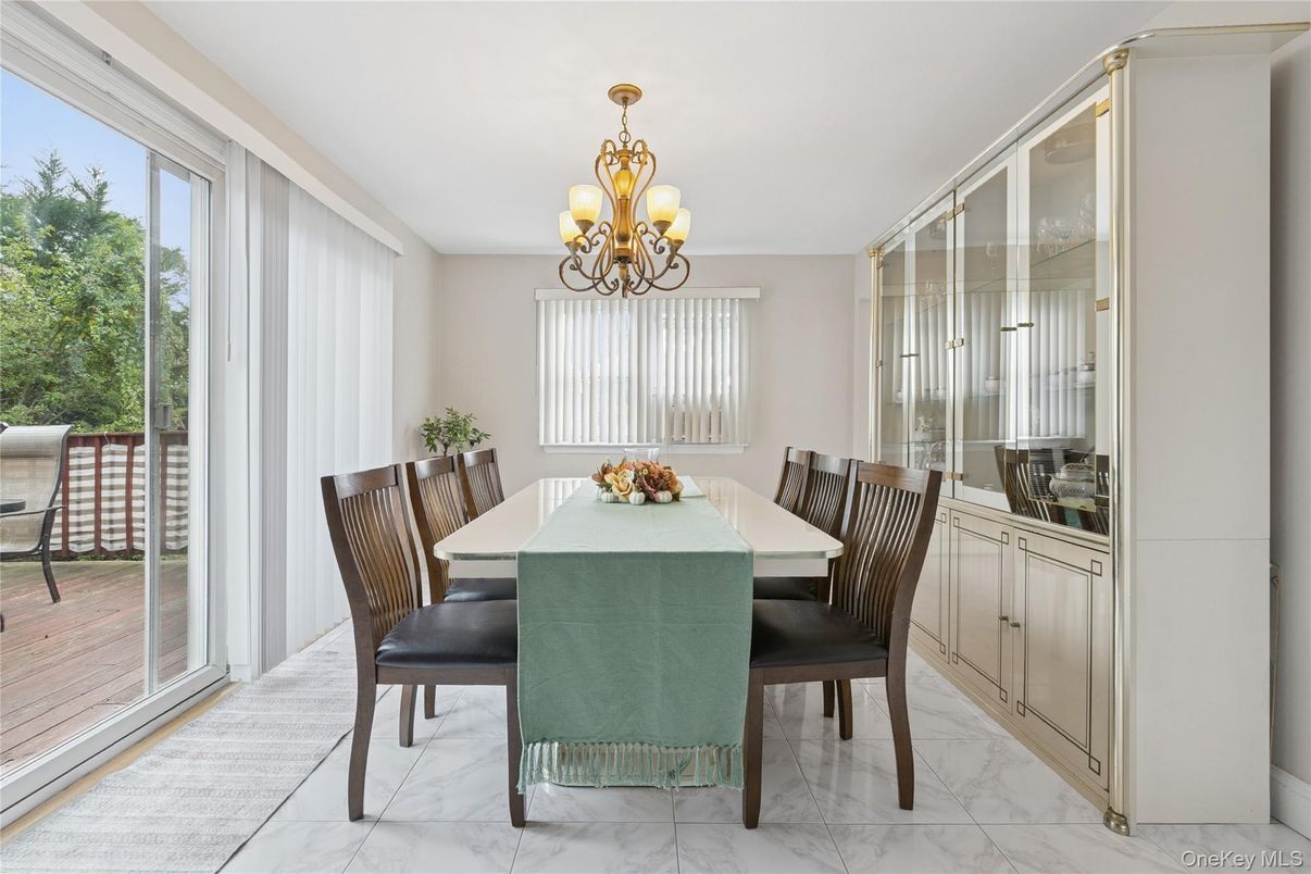 Chandelier, Dining room, Interior, Marble