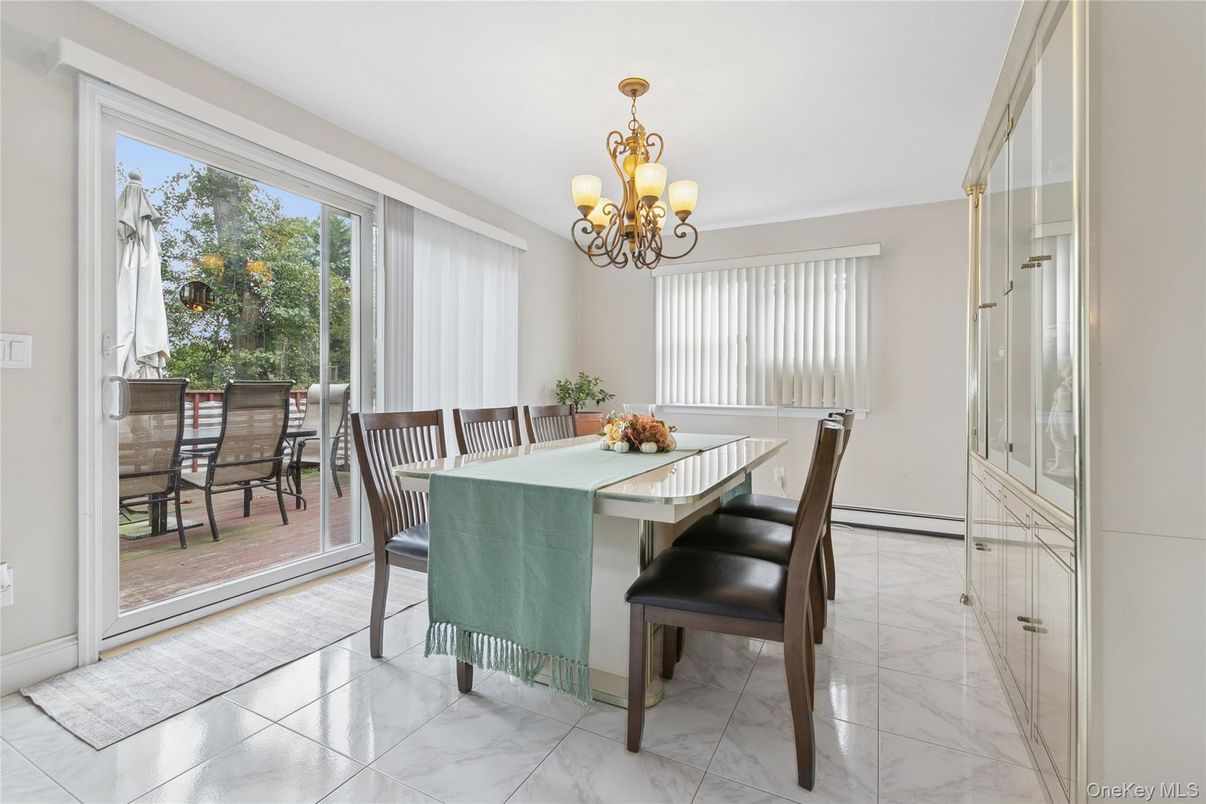 Chandelier, Dining room, Interior, Marble