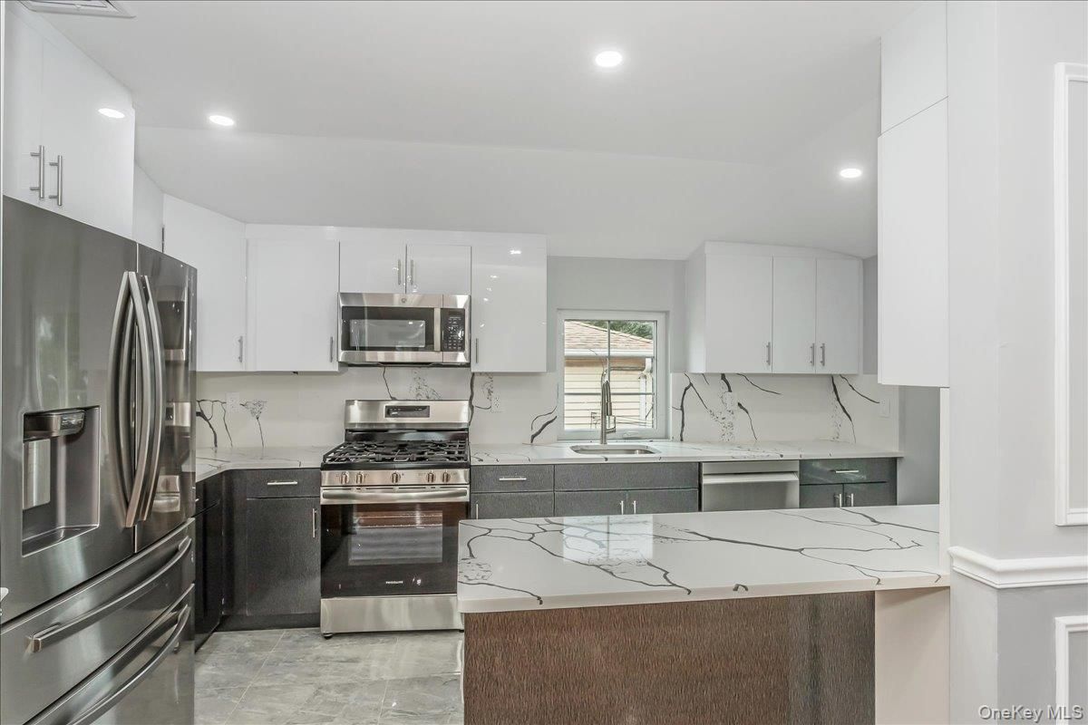 Interior, Kitchen, Recessed Lighting, Stainless Steel Appliances