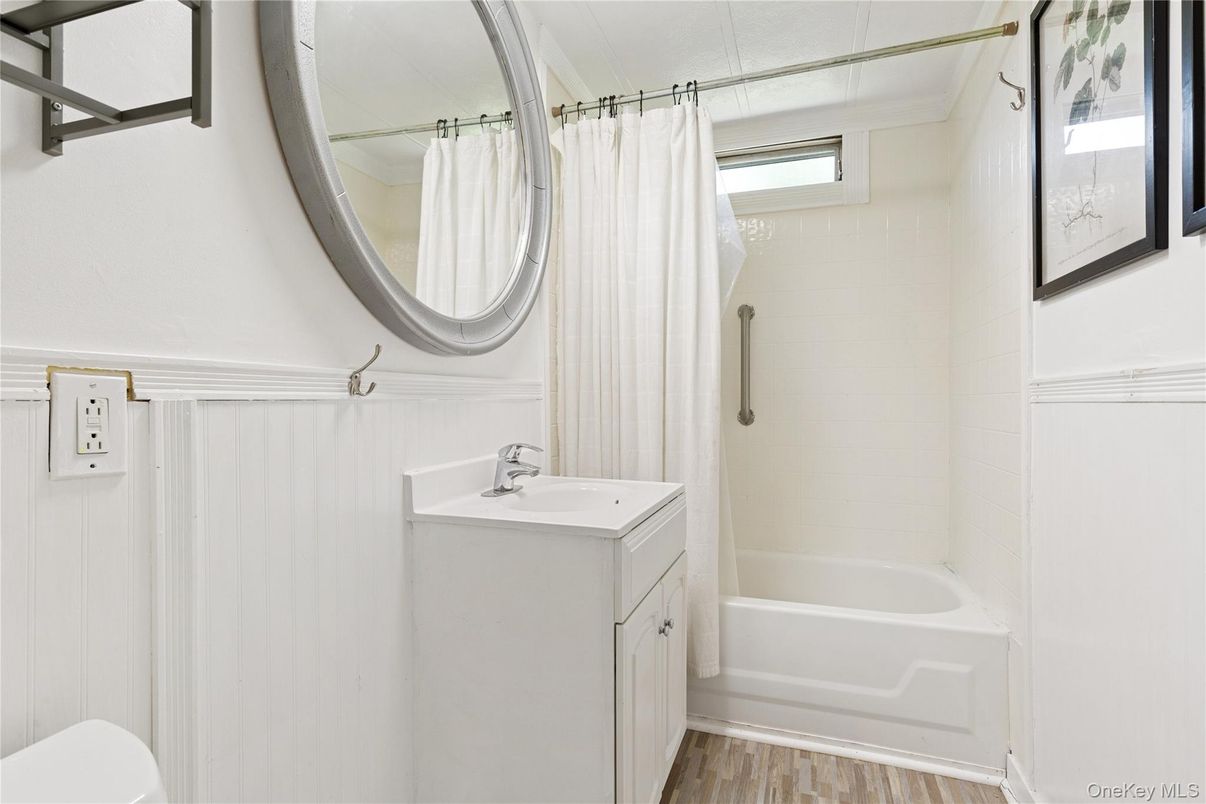 Bathroom, Interior, Wood Texture Flooring