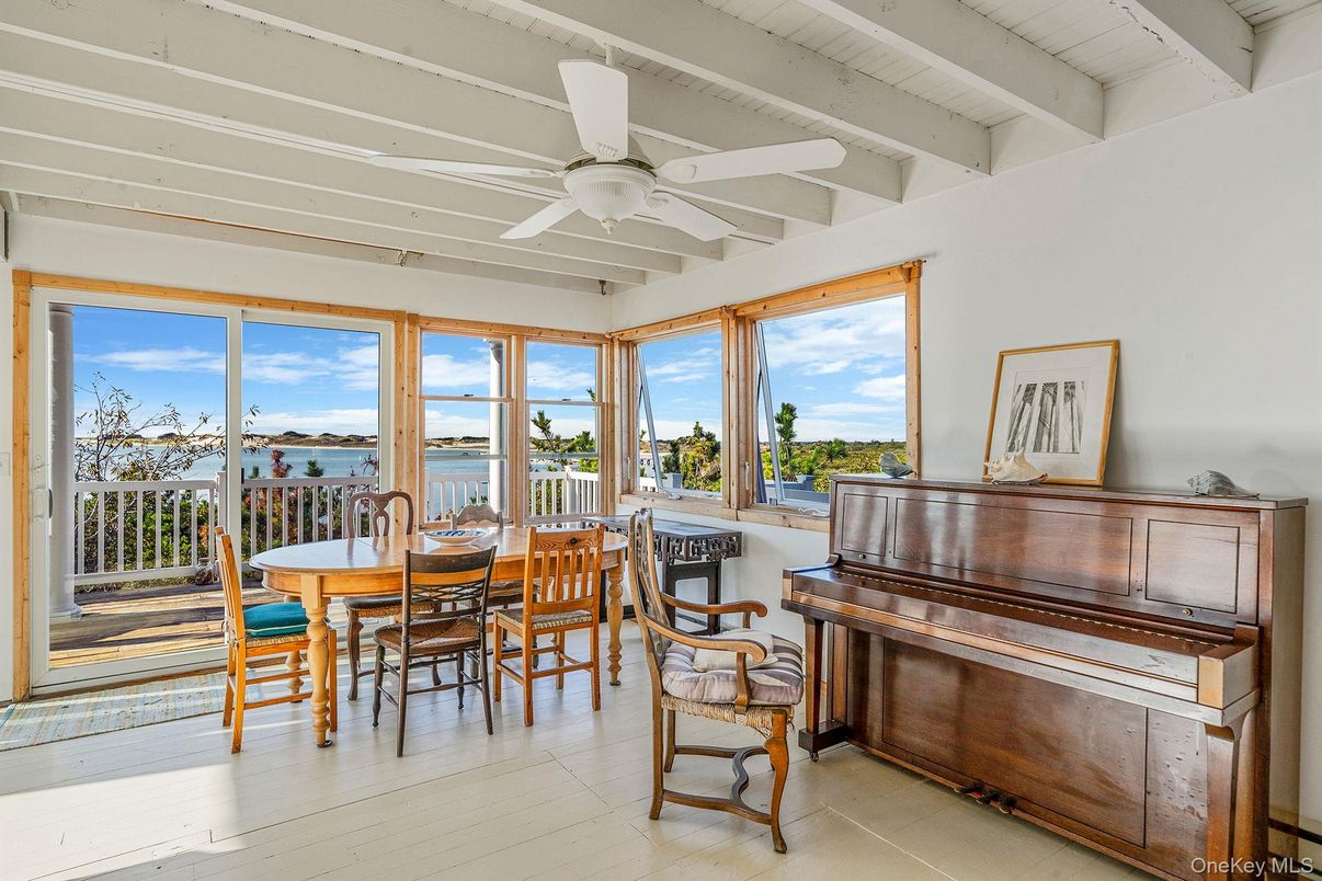 Dining room, Interior, Piano, Water, Wood Texture Flooring