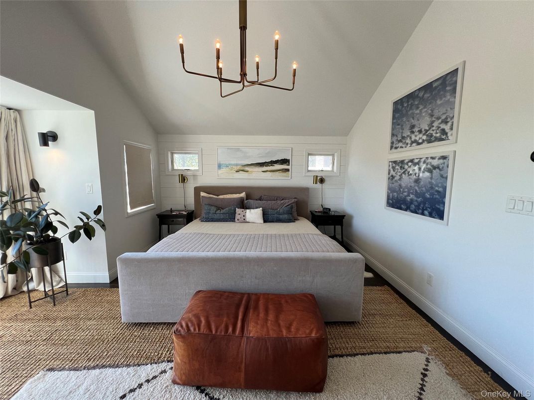 Bedroom, Chandelier, Interior