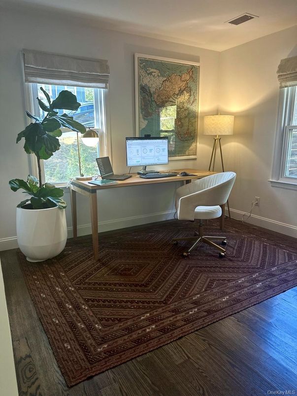 Home Office, Interior, Wood Texture Flooring