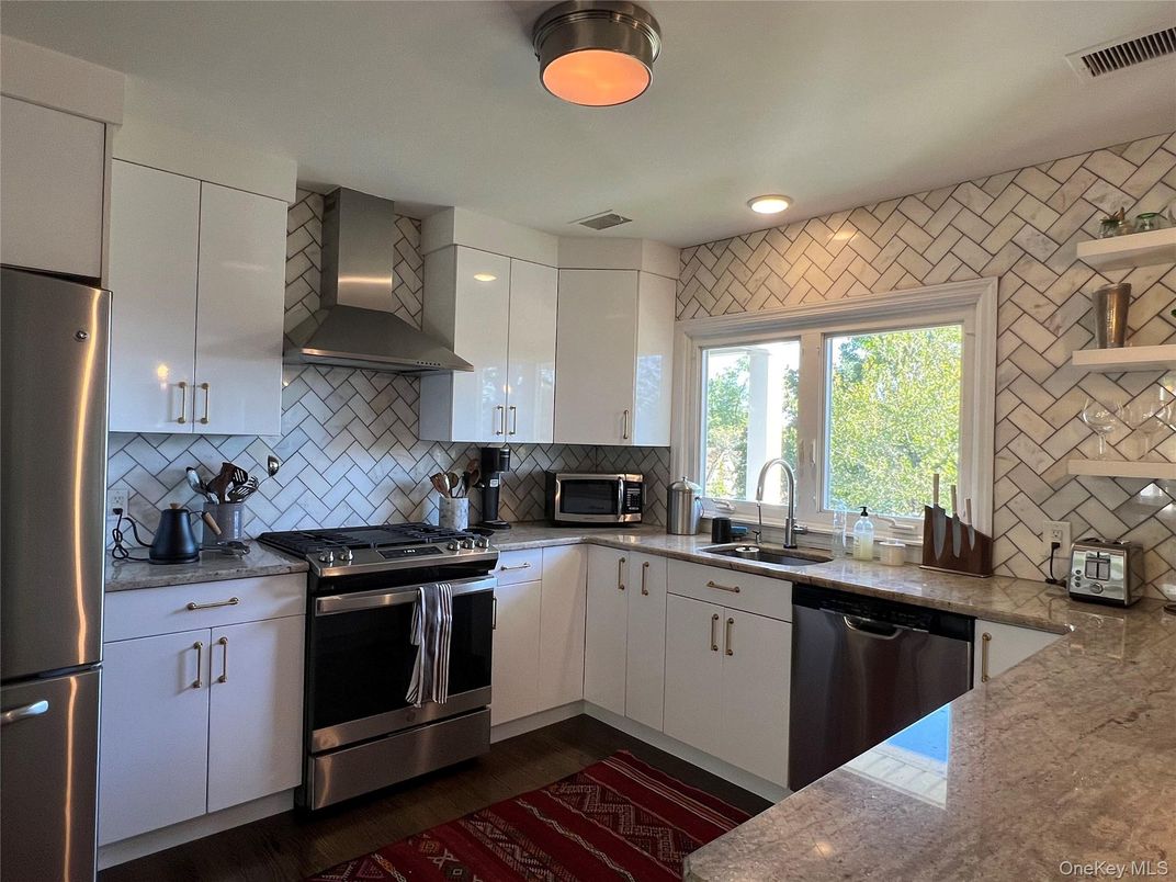 Interior, Kitchen, Recessed Lighting, Stainless Steel Appliances