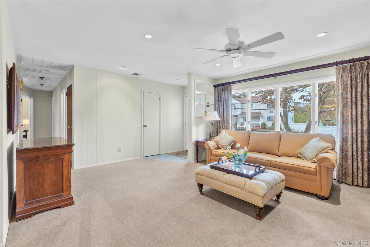 Interior, Living room, Recessed Lighting