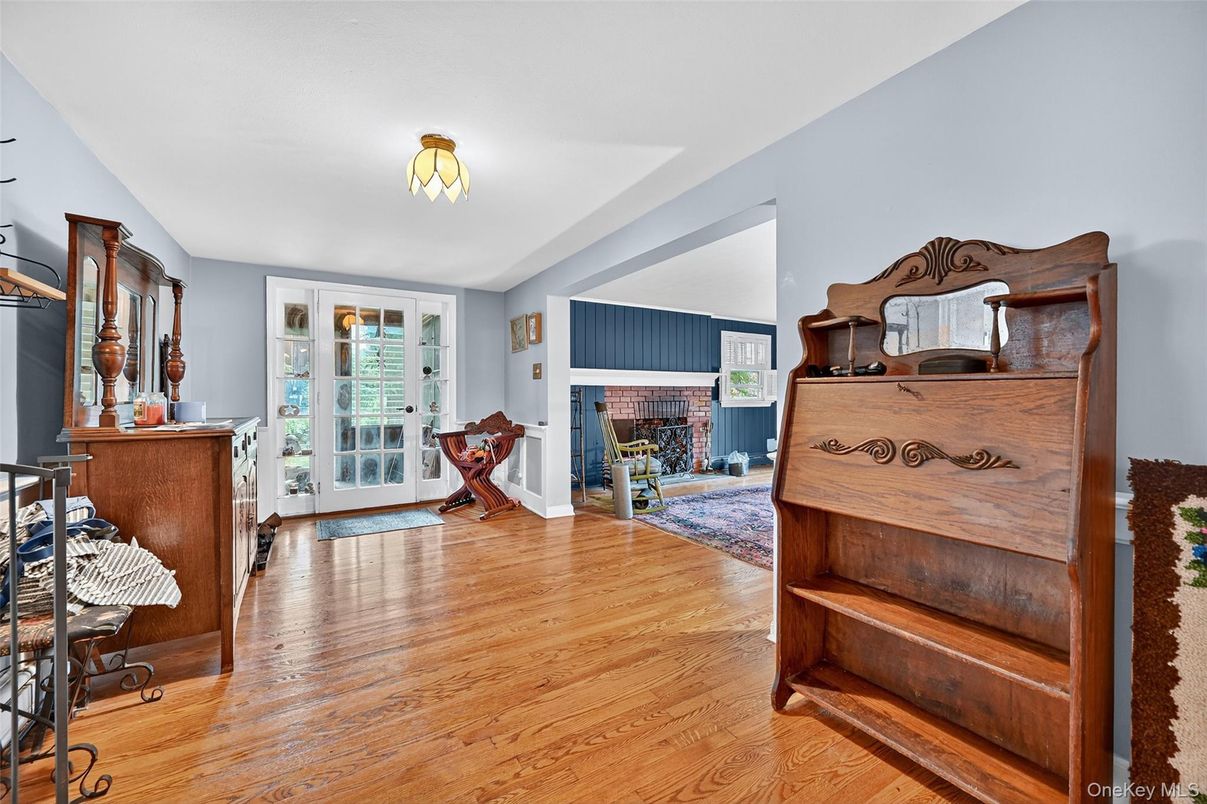 Fireplace, Interior, Wood Texture Flooring