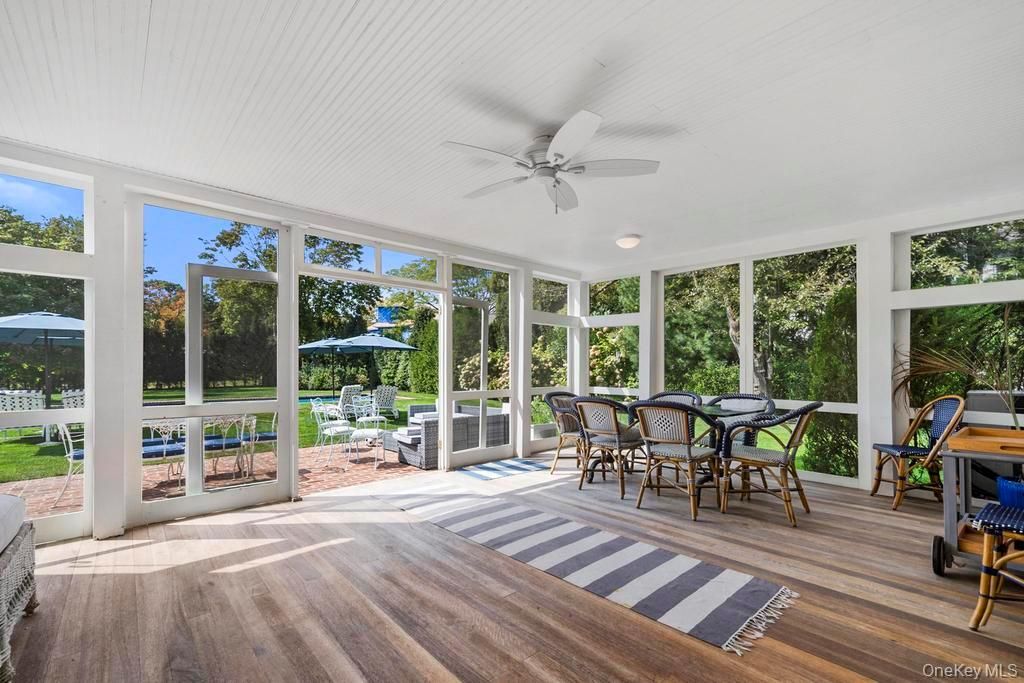Interior, Sun Room, Wood Texture Flooring