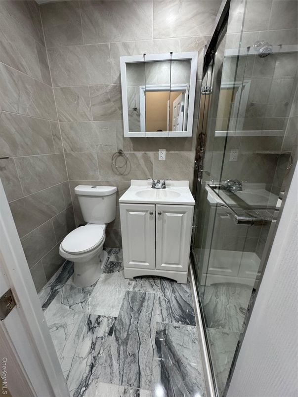 Bathroom, Glass Shower, Interior, Marble