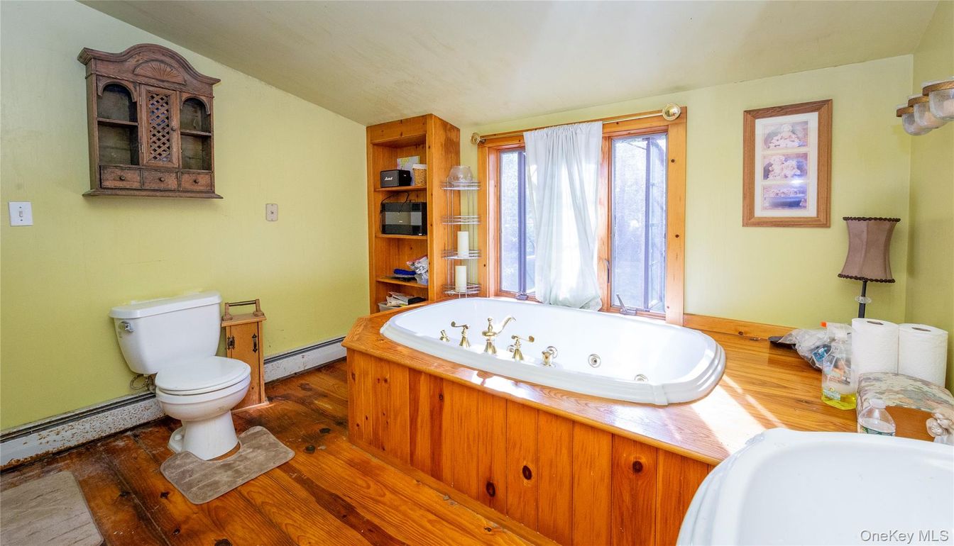 Bathroom, Interior, Wood Texture Flooring