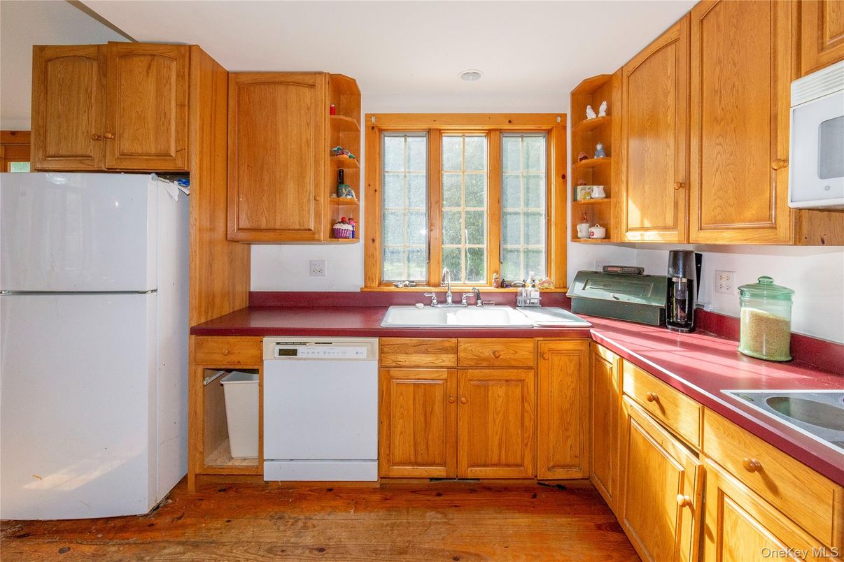 Interior, Kitchen, Wood Texture Flooring
