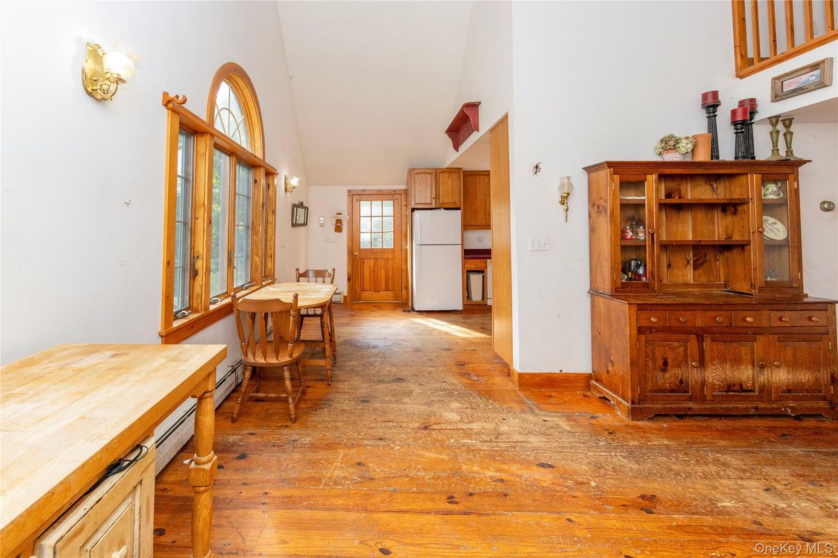 Dining room, Interior, Wood Texture Flooring